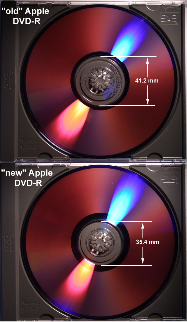 Apple DVD-R comparison